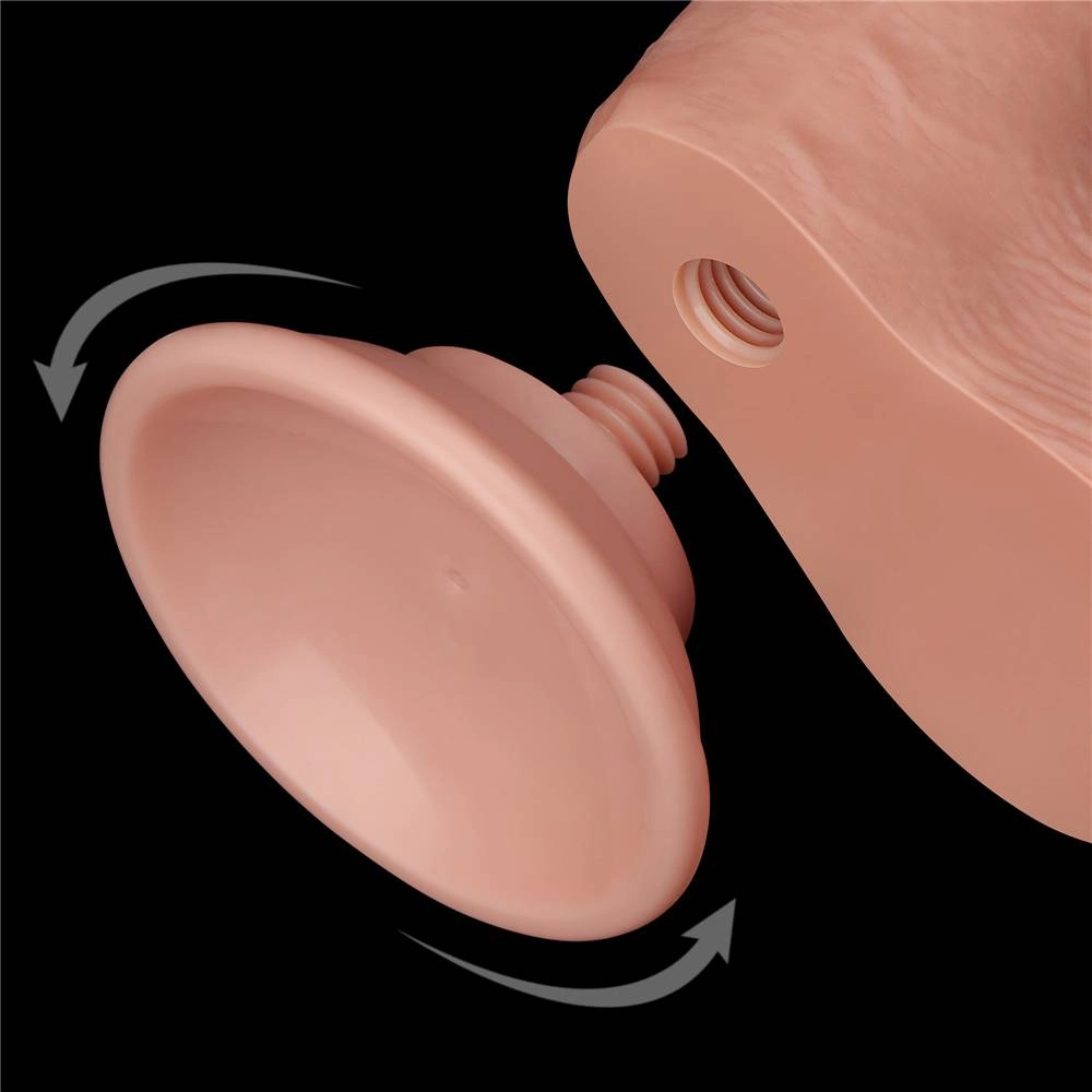 Фаллоимитатор с подвижной кожей Dual Layer Sliding Skin 7,5" LV317204 Эротик 43 (Erotic)